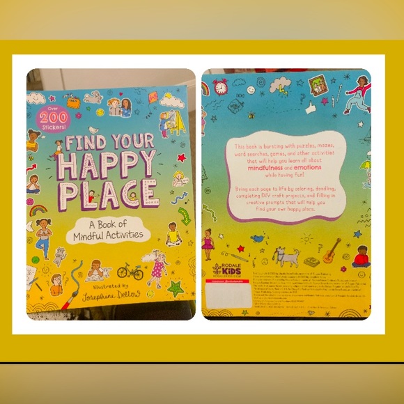 Find Your Happy Place: A Book Of Mindful Activities With 200 Stickers NWT - Picture 15 of 15